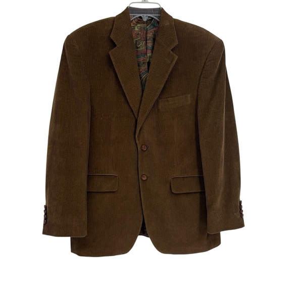 Lauren Ralph Lauren Brown Corduroy Blazer - Picture 1 of 12